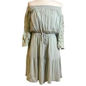 NWT Simplee Boho Cottagecore Lace Dress